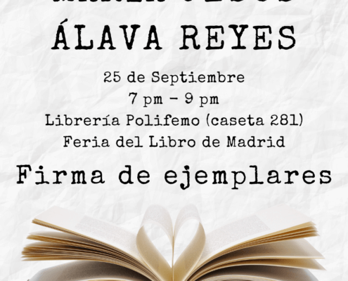 Firma de Ejemplares Feria del libro de Madrid María Jesús Álava Reyes