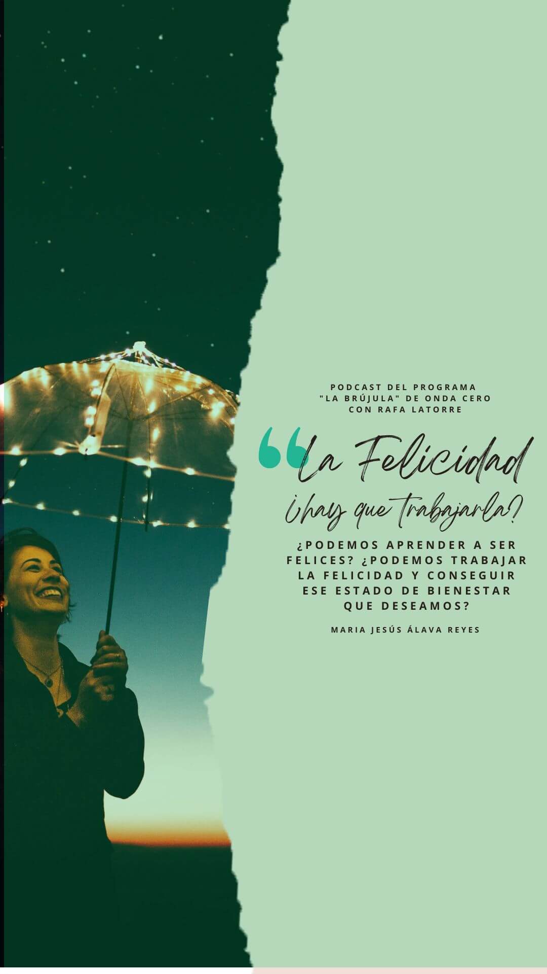 La felicidad hay que trabajarla